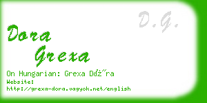 dora grexa business card